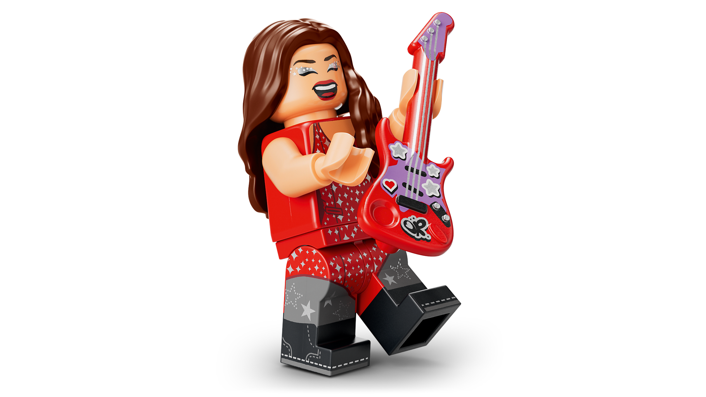 LEGO® Olivia Rodrigo's Dual Guitar Building Kit 1228 Pieces