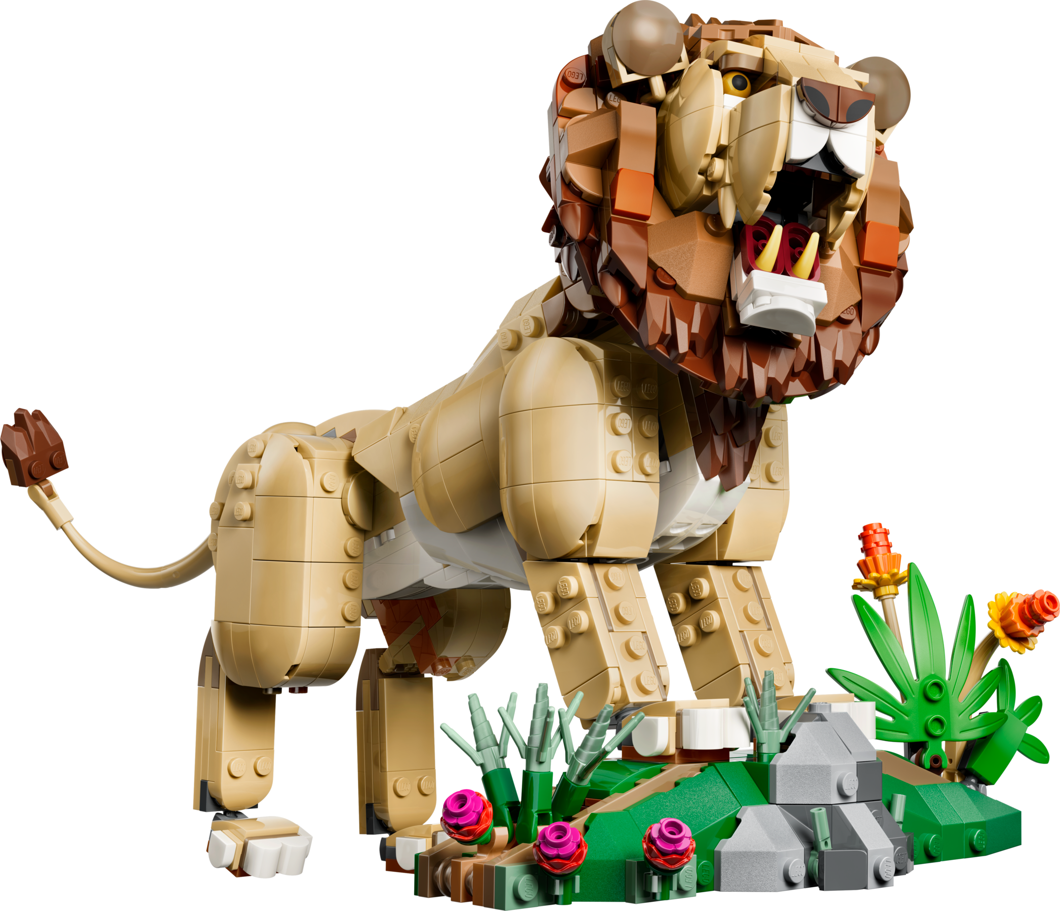 LEGO Creator 3-in-1 Wild Animals Majestic Lion Building Set 31386