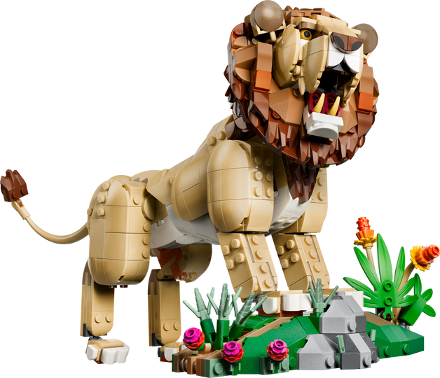 LEGO Creator 3-in-1 Wild Animals Majestic Lion Building Set 31386
