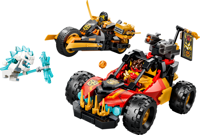 LEGO NINJAGO Kai and Cole's Combiner Vehicles Building Set 71864
