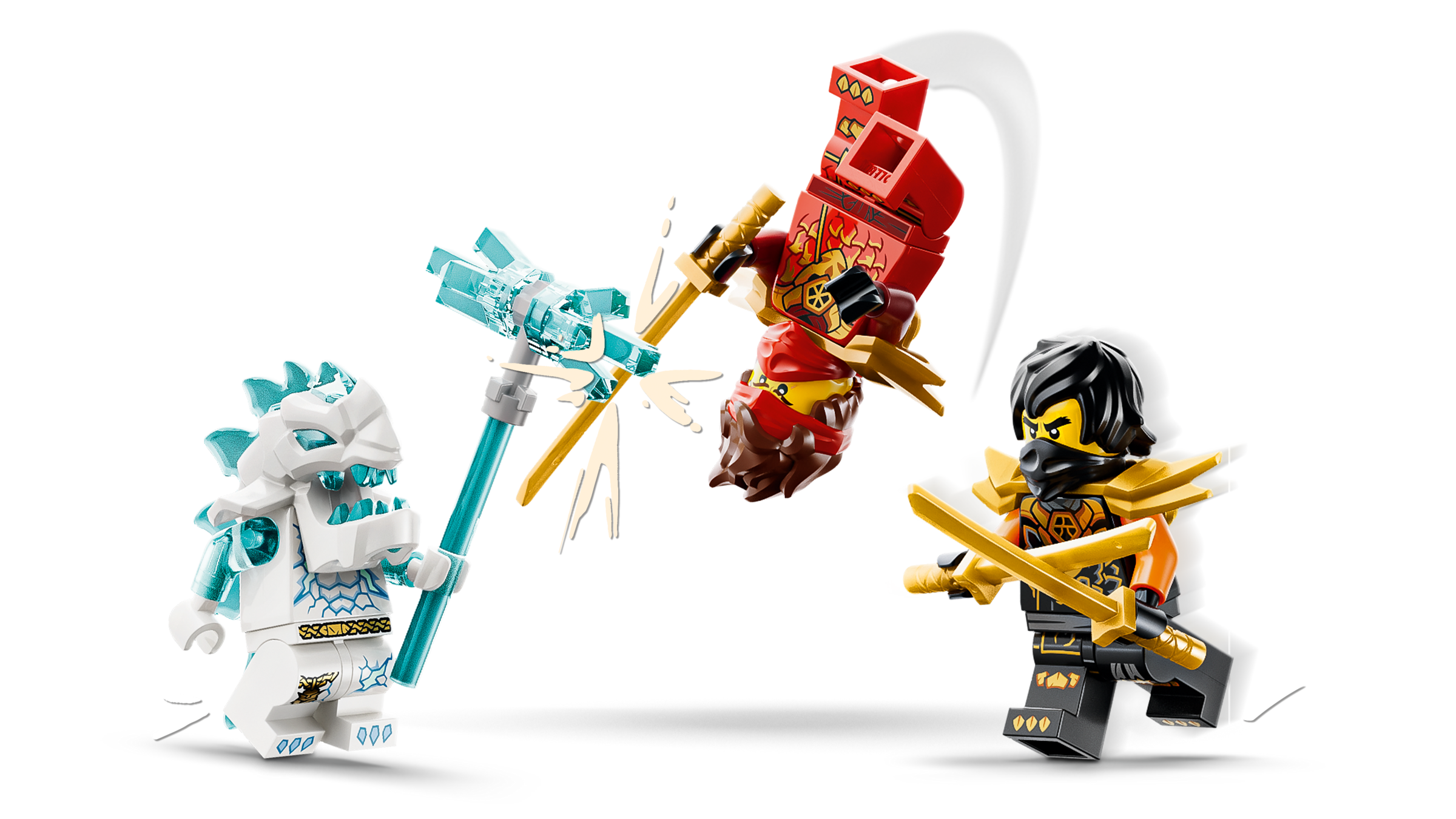 LEGO NINJAGO Kai and Cole's Combiner Vehicles Building Set 71864