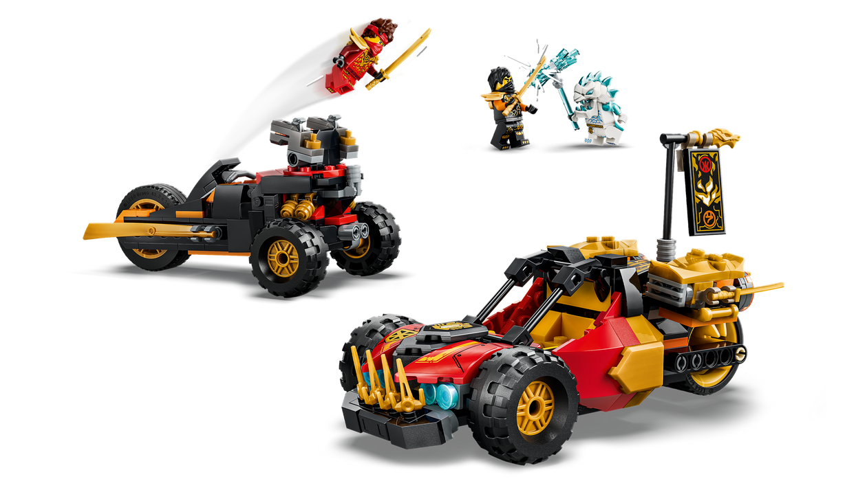 LEGO NINJAGO Kai and Cole's Combiner Vehicles Building Set 71864