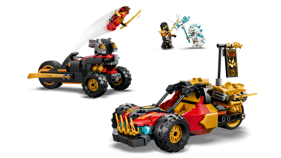 LEGO NINJAGO Kai and Cole's Combiner Vehicles Building Set 71864