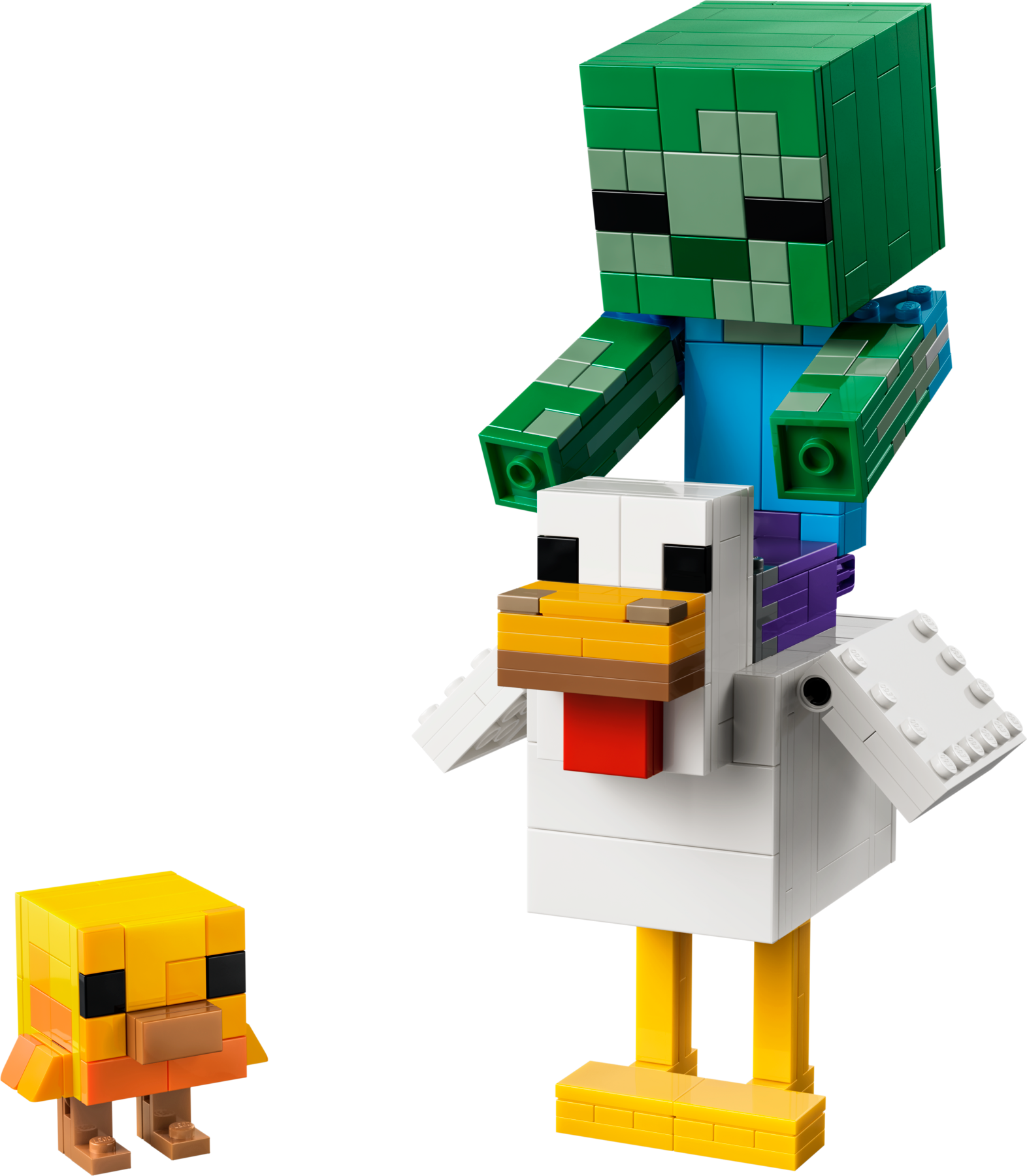 LEGO Minecraft Chicken Jockey Building Set 21582