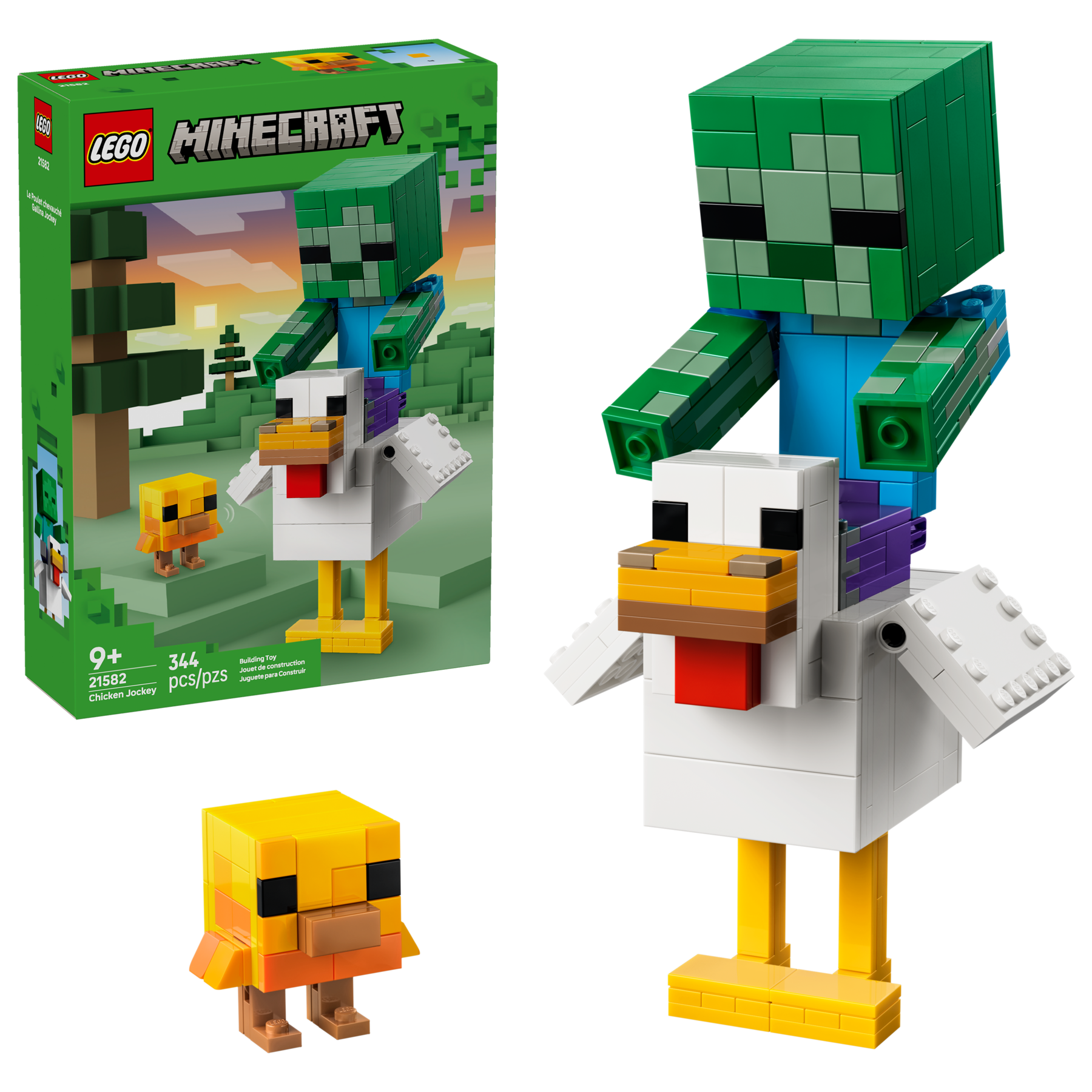 LEGO Minecraft Chicken Jockey Building Set 21582