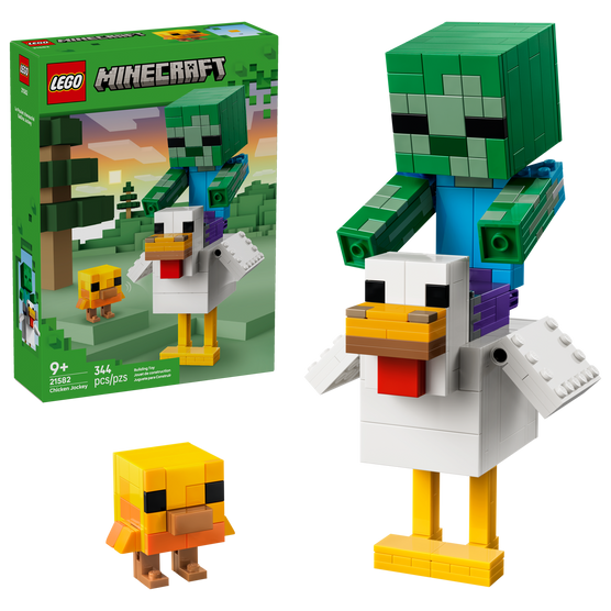 LEGO Minecraft Chicken Jockey Building Set 21582
