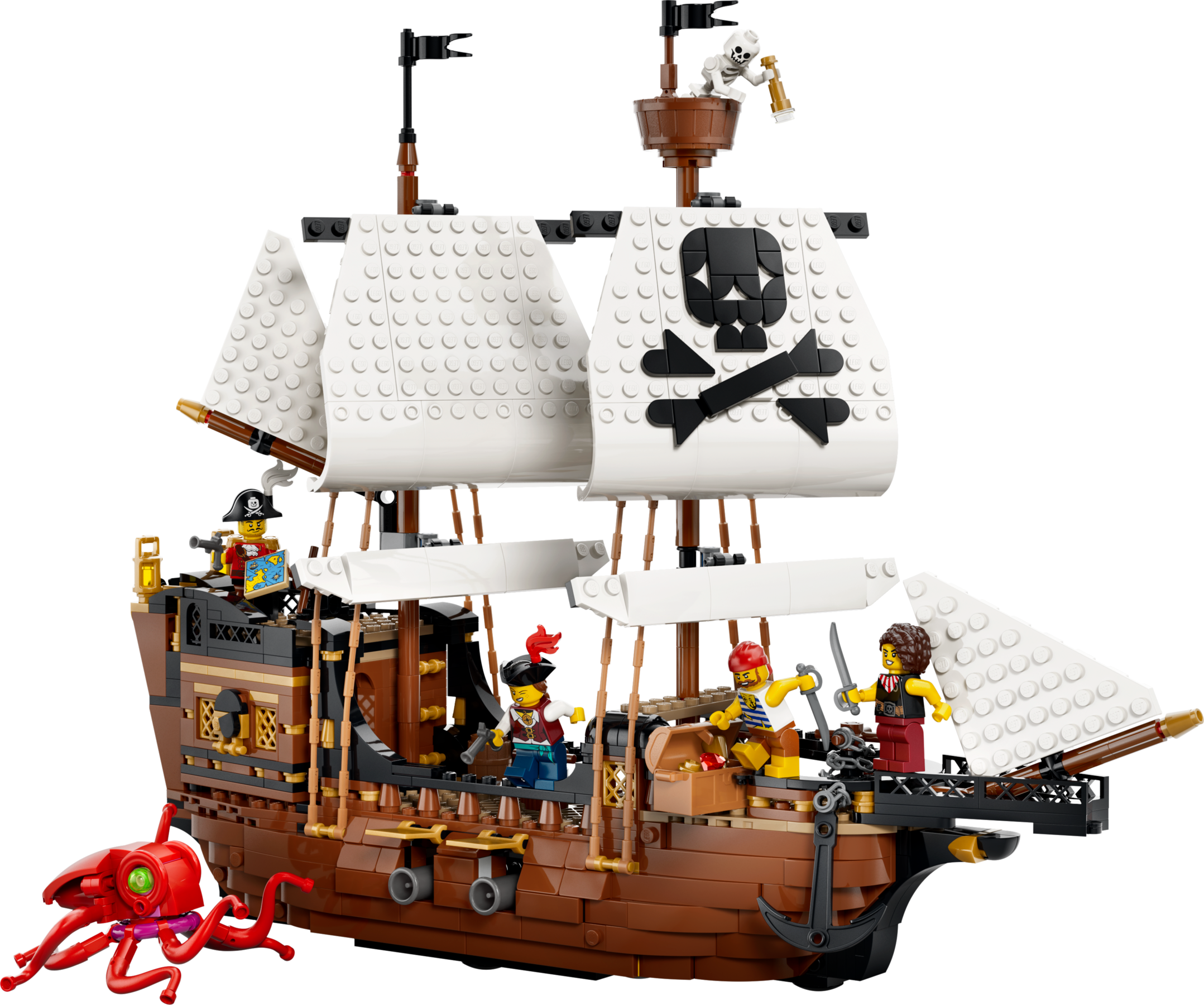 LEGO Creator 3-in-1 Iconic Pirate Ship Building Set 31387