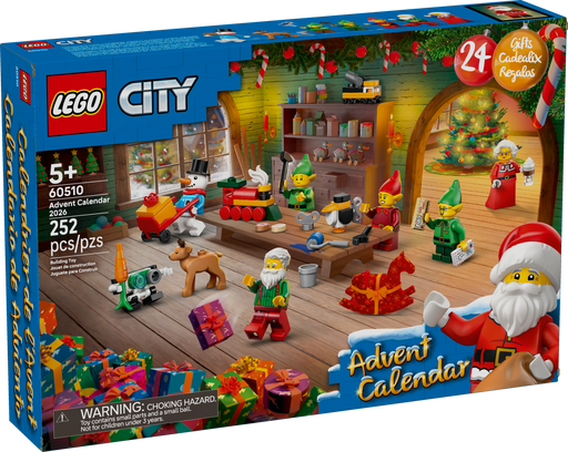 LEGO City Advent Calendar 2026 60510 Holiday Building Toy Set