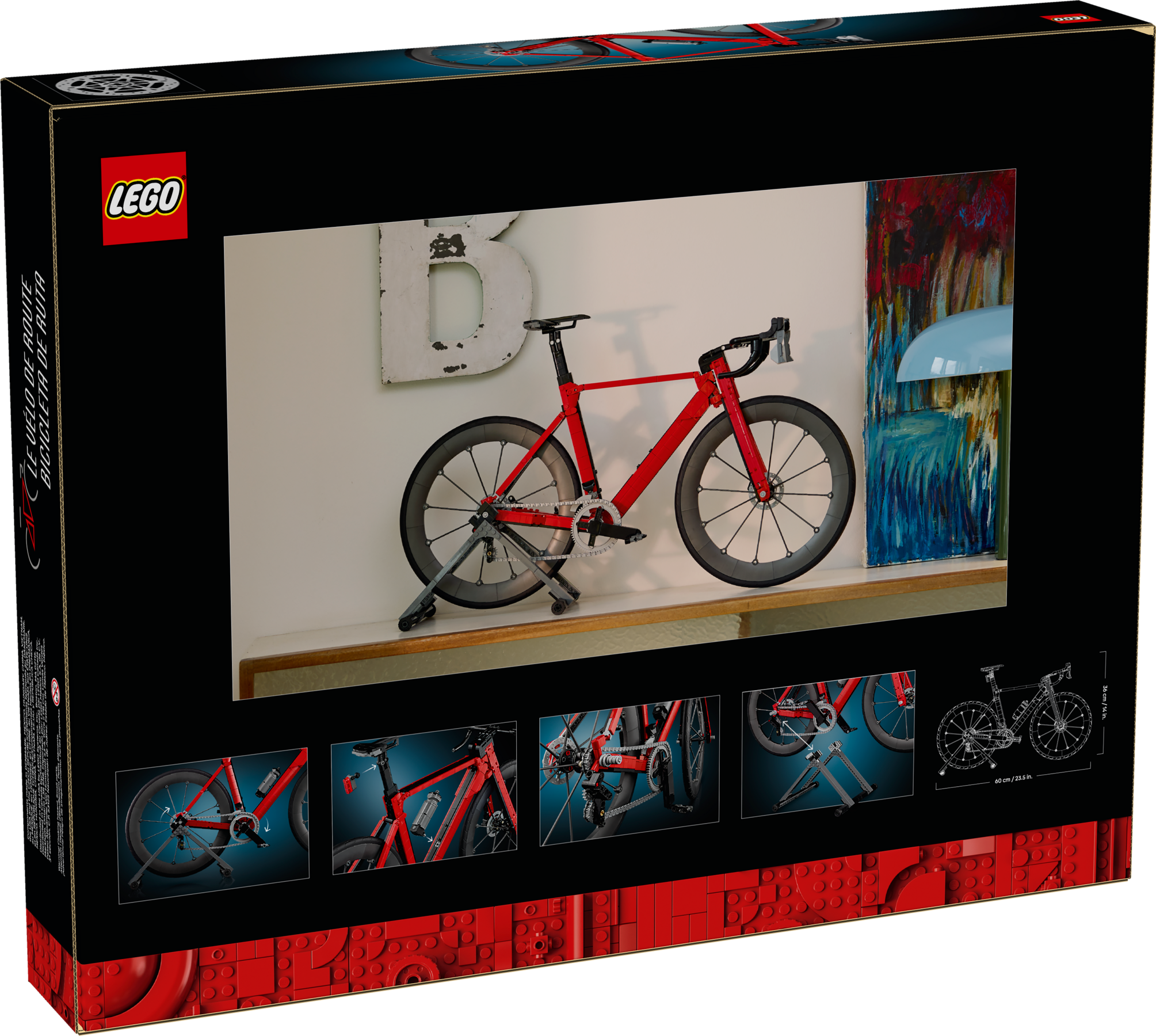 LEGO Icons Road Bike Building Set 1015 Pieces
