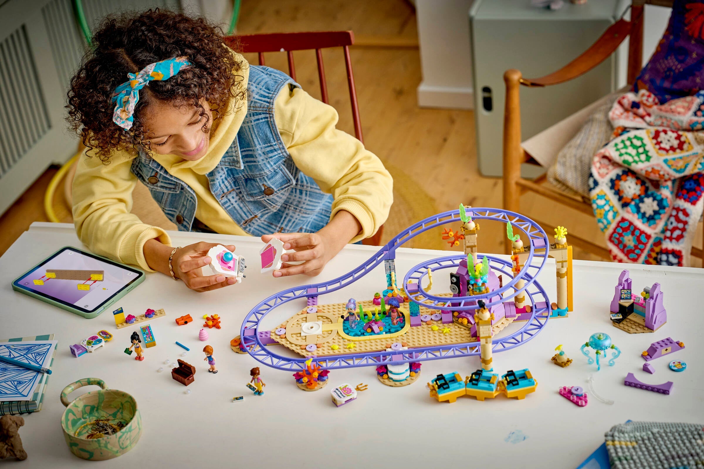 LEGO Friends Mermaid Roller Coaster Ride Building Set 42703