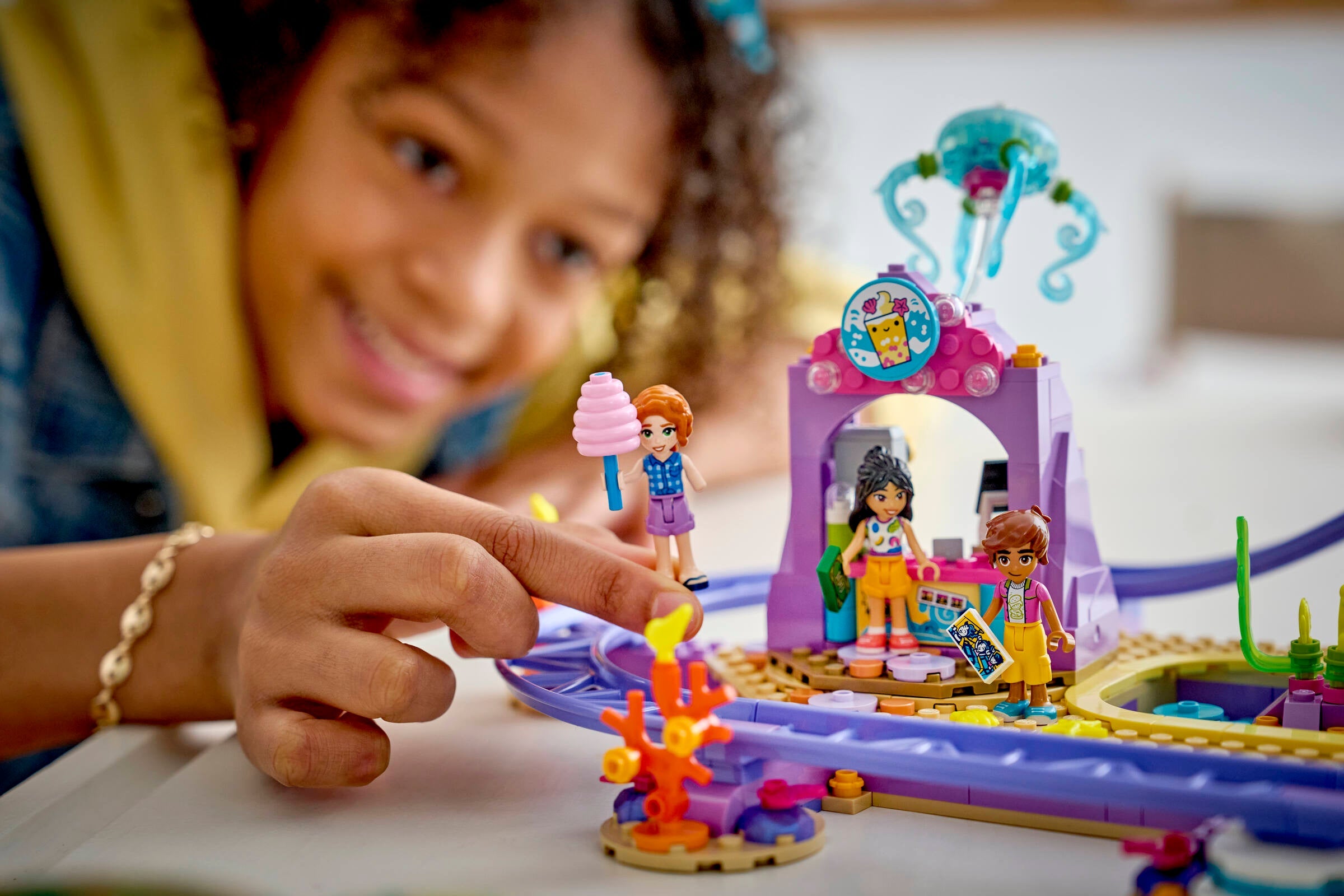 LEGO Friends Mermaid Roller Coaster Ride Building Set 42703