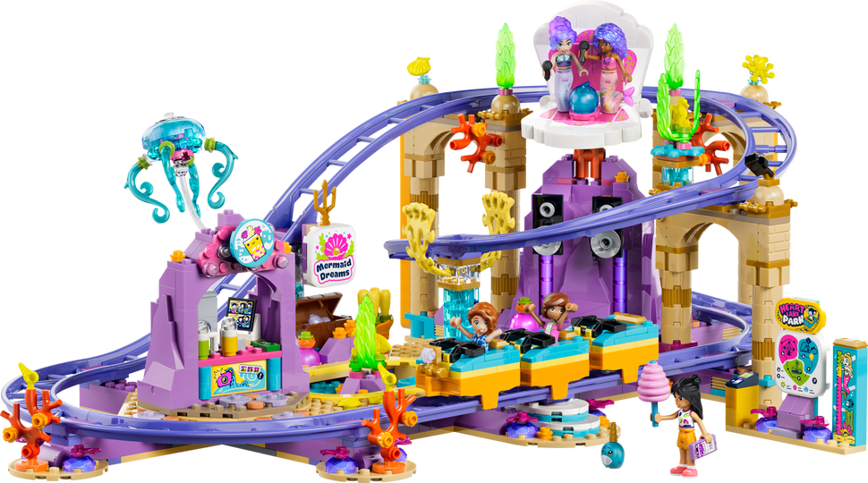 LEGO Friends Mermaid Roller Coaster Ride Building Set 42703