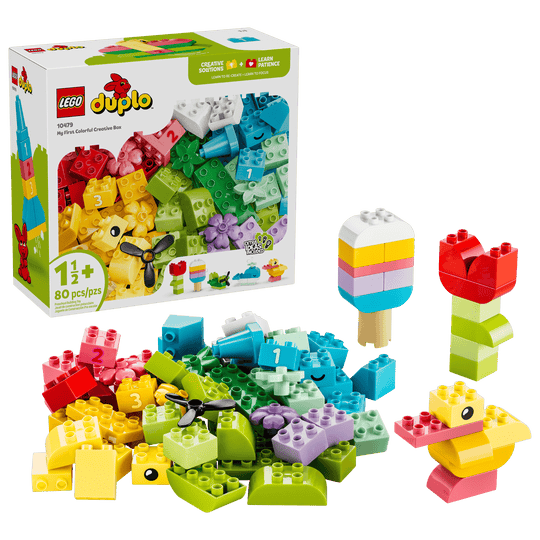 LEGO DUPLO Colorful Creative Box Building Set 80 Pieces