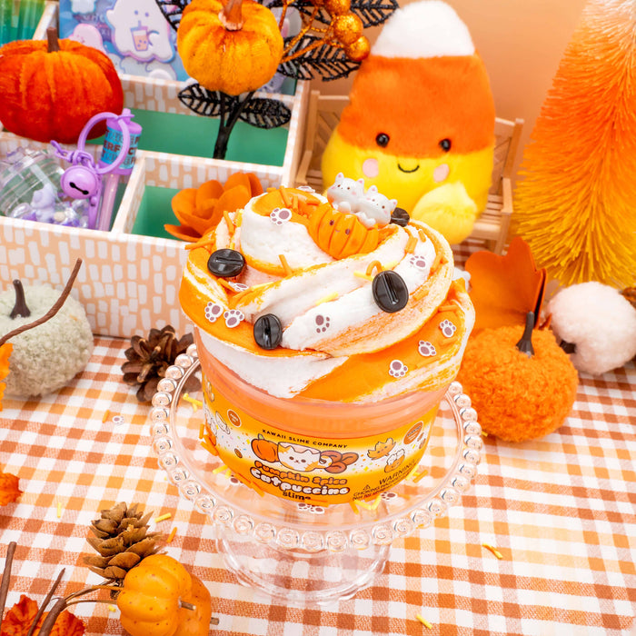 Pumpkin Spice Catpuccino Butter Signature Dome™ Kawaii Slime