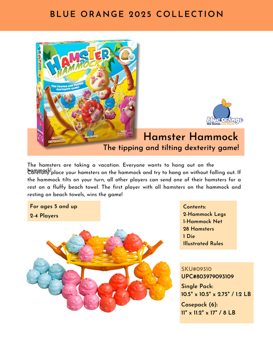 Hamster Hammock : Tipping and Tilting Fun!