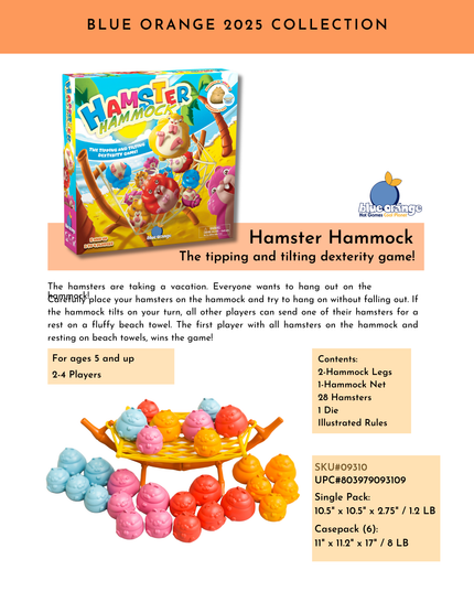 Hamster Hammock : Tipping and Tilting Fun!