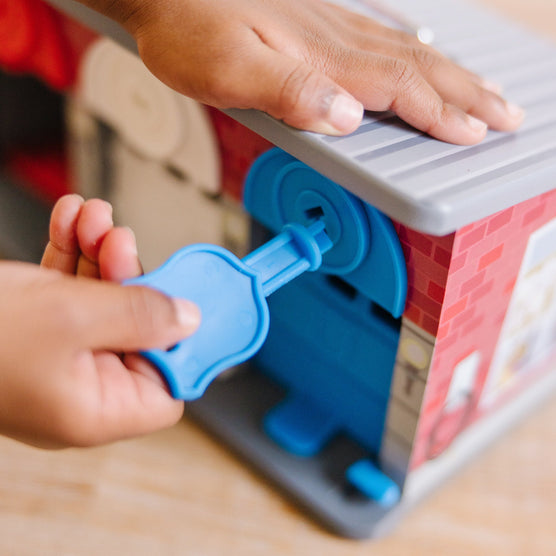 Melissa & Doug Keys & Cars Rescue Garage Playset
