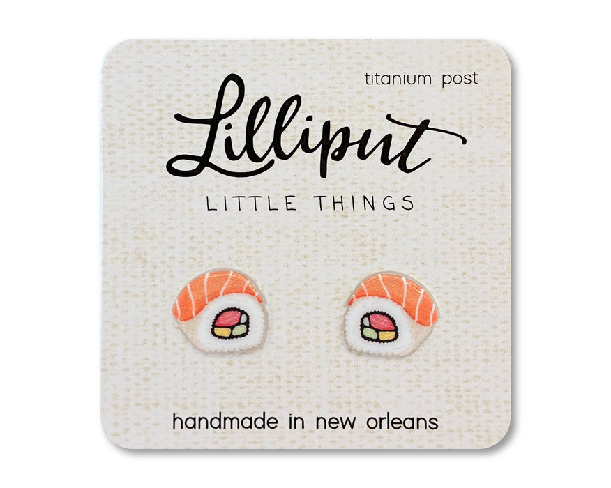 Sushi Roll Earrings // Foodie Earrings