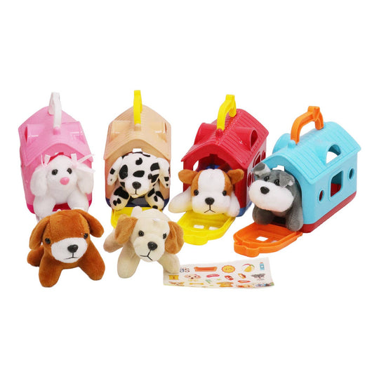 My Puppy Stuffed Doll Kennel Carry Case Toy