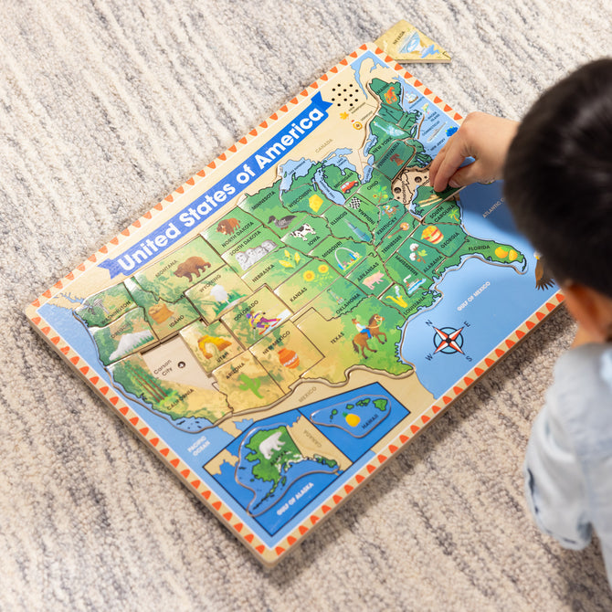 Melissa & Doug USA Sound Puzzle