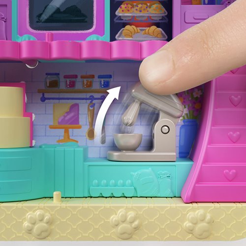 Mattel Polly Pocket Kitty Cake Compact Playset