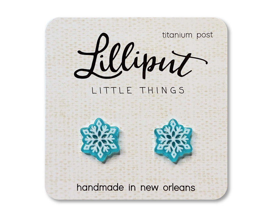 Snowflake Earrings // Stocking Stuffer