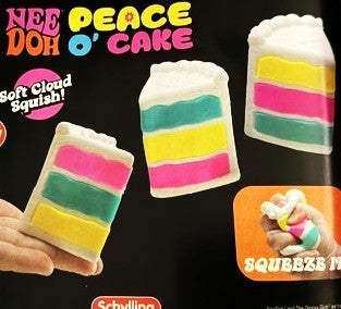 PRE ORDER (ARRIVES ON OR BEFORE FEBRUARY 15TH): NeeDoh Piece of Cake Peace O Cake