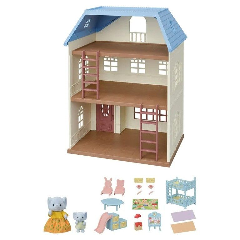 Calico Critter Sky Blue Terrace Gift Set