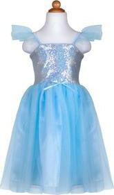 3-4 Sequin Blue Dress