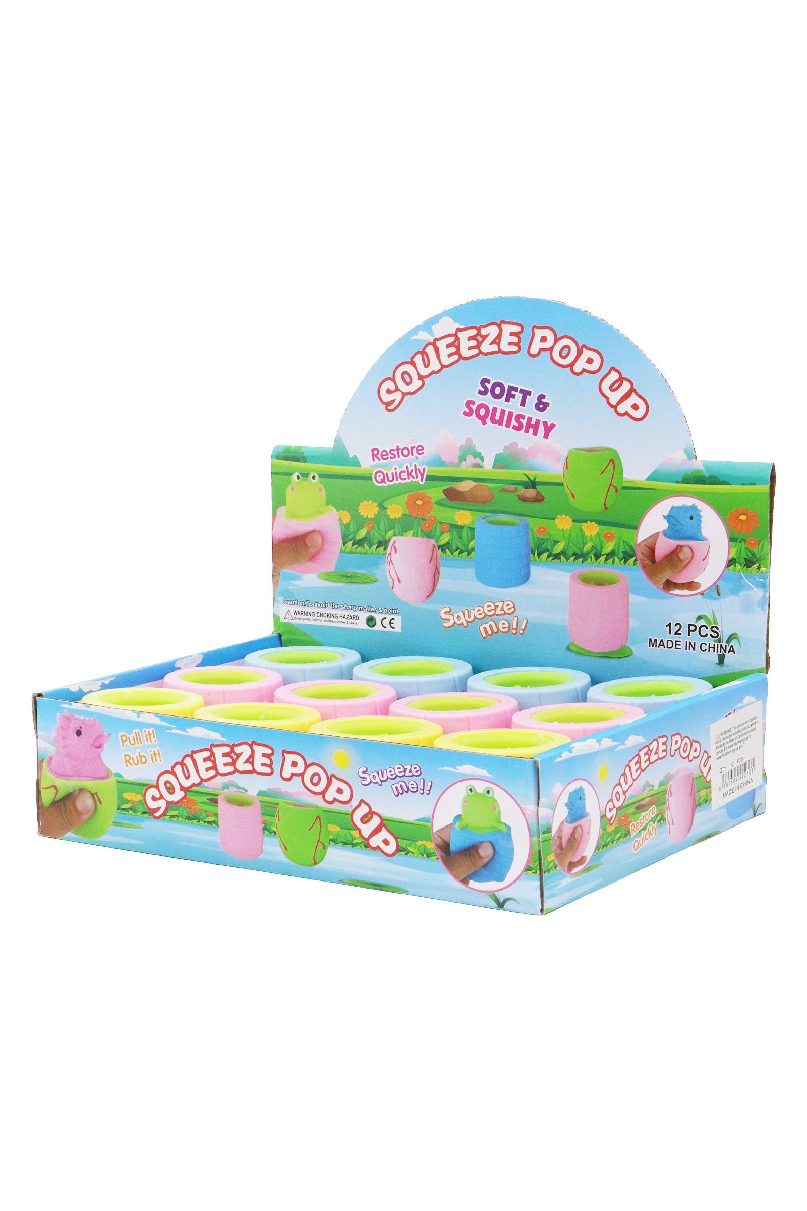 Frog Pop-up Squeeze Stretch Pull Squishy