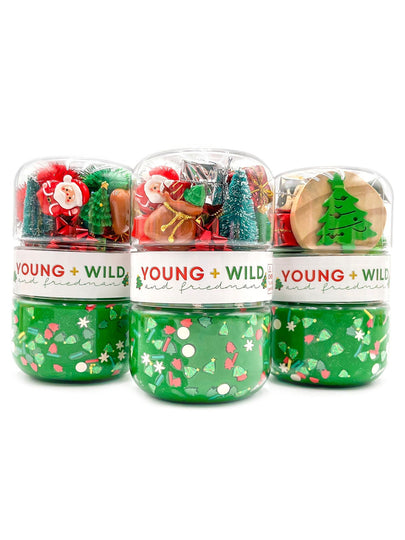 Christmas Tree Grab & Go Dough Jar
