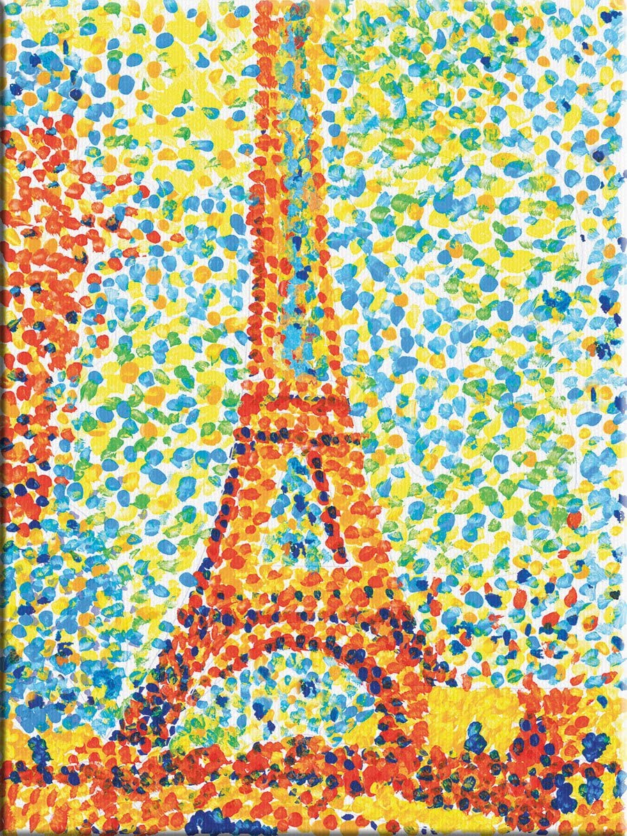 Paint by Num Eiffel Tower