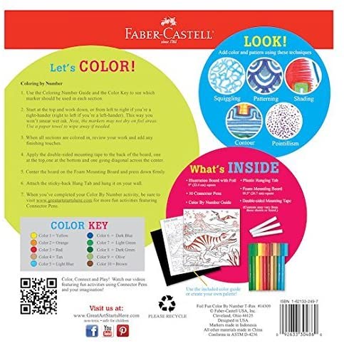 Color by Number Dino