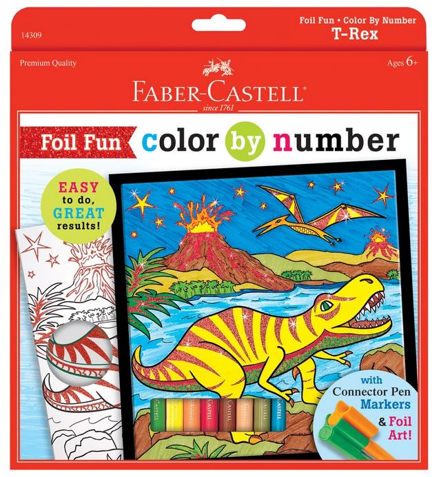 Color by Number Dino