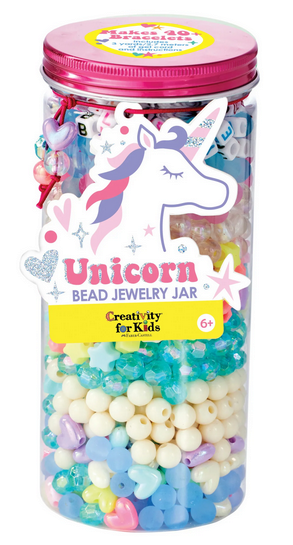 Unicorn Bead Jewelry Jar