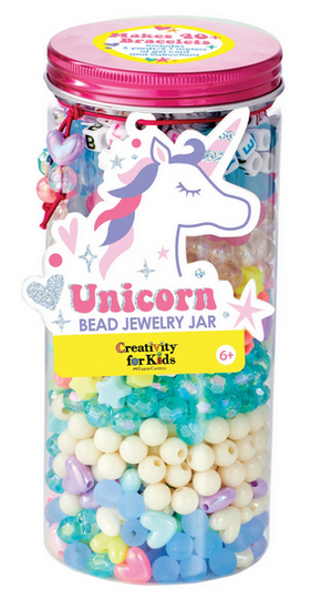 Unicorn Bead Jewelry Jar