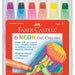 Neon Gel Crayons 6 Count