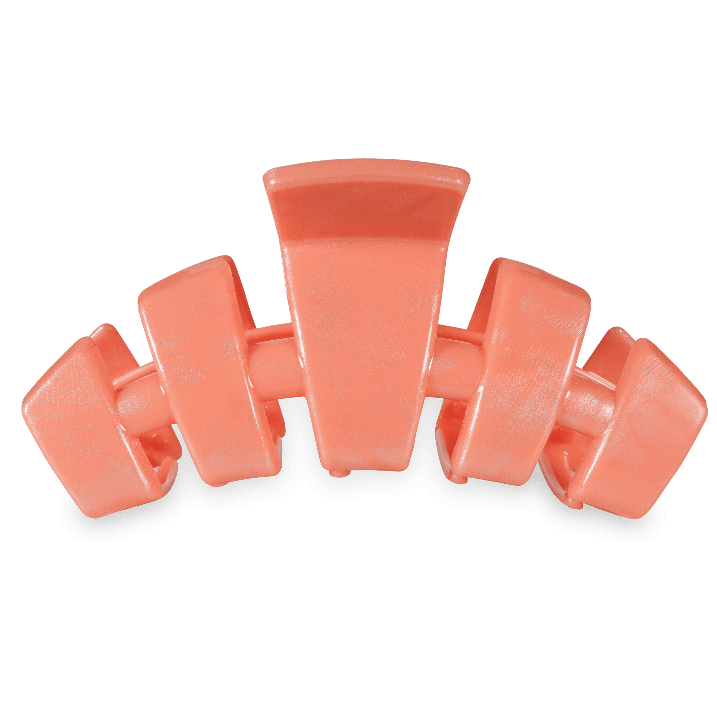 TELETIES Classic Dreamsicle Large Claw Clip Hair Accessory Orange