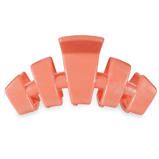 TELETIES Classic Dreamsicle Large Claw Clip Hair Accessory Orange