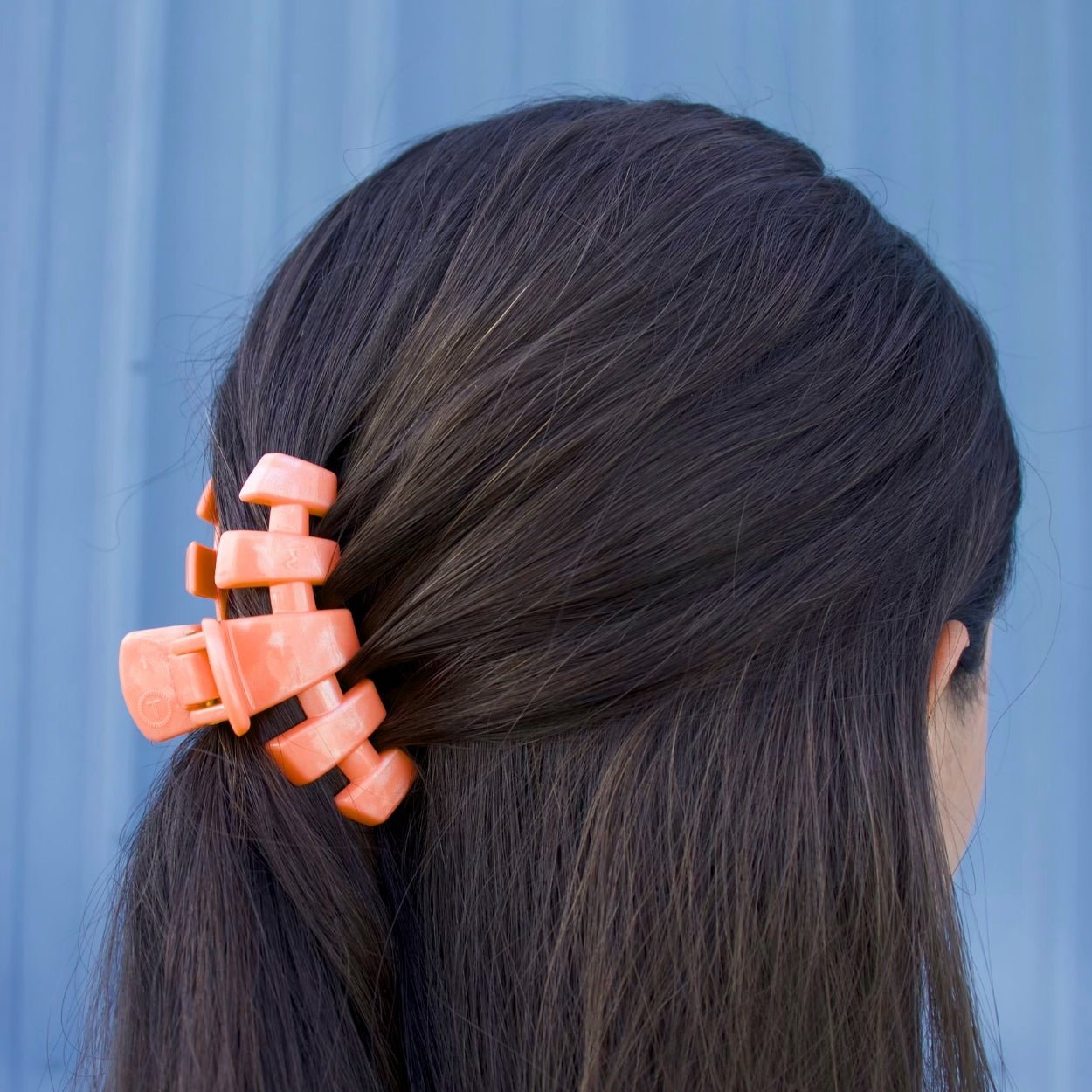 TELETIES Classic Dreamsicle Small Claw Clip Orange