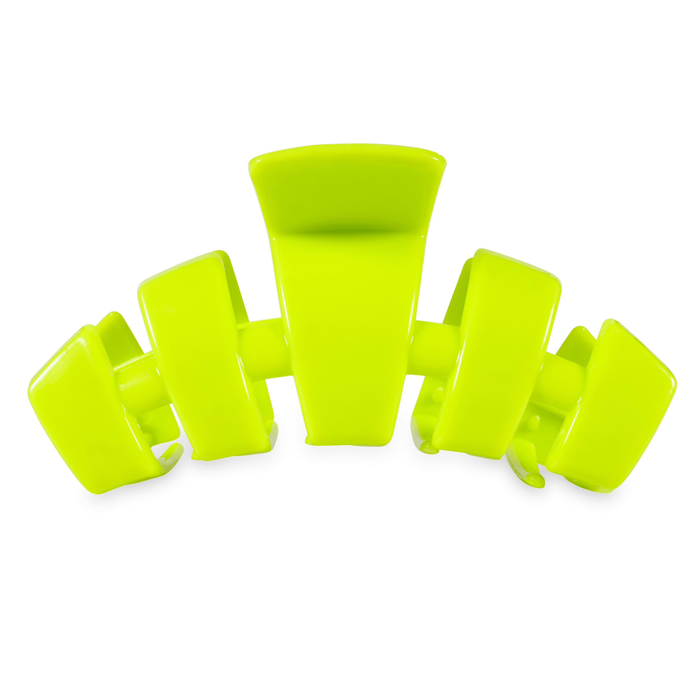 TELETIES Classic Summer Brights Large Claw Clip Neon Green