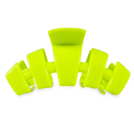 TELETIES Classic Summer Brights Large Claw Clip Neon Green