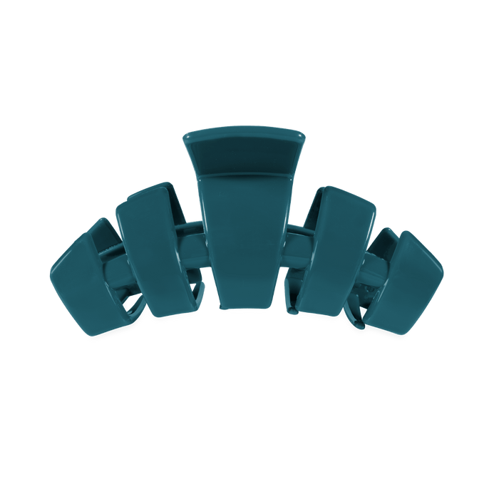 TELETIES Teal With It Medium Claw Clip