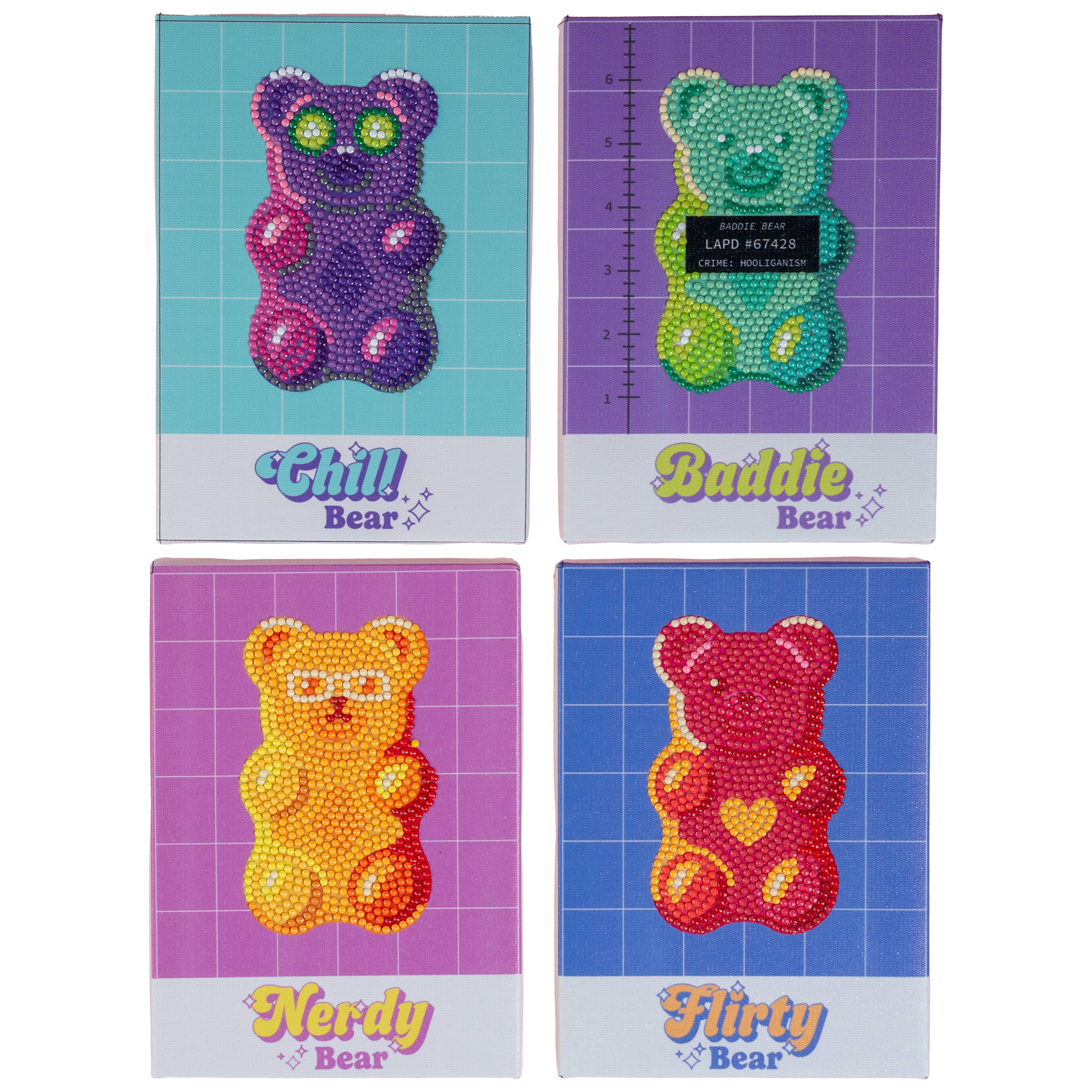 PixelPop™ Diamond Art — Girls’ Night Edition — Bearsona