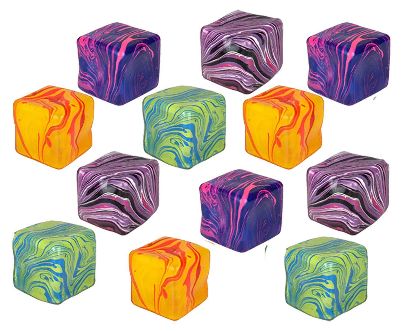 Single Swirl Marbled Sugar Ice Cube Ball