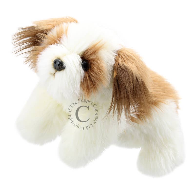 Full-Bodied Animal Hand Puppets - Dog (Brown & White)