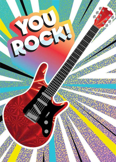 Guitar Foil Card
