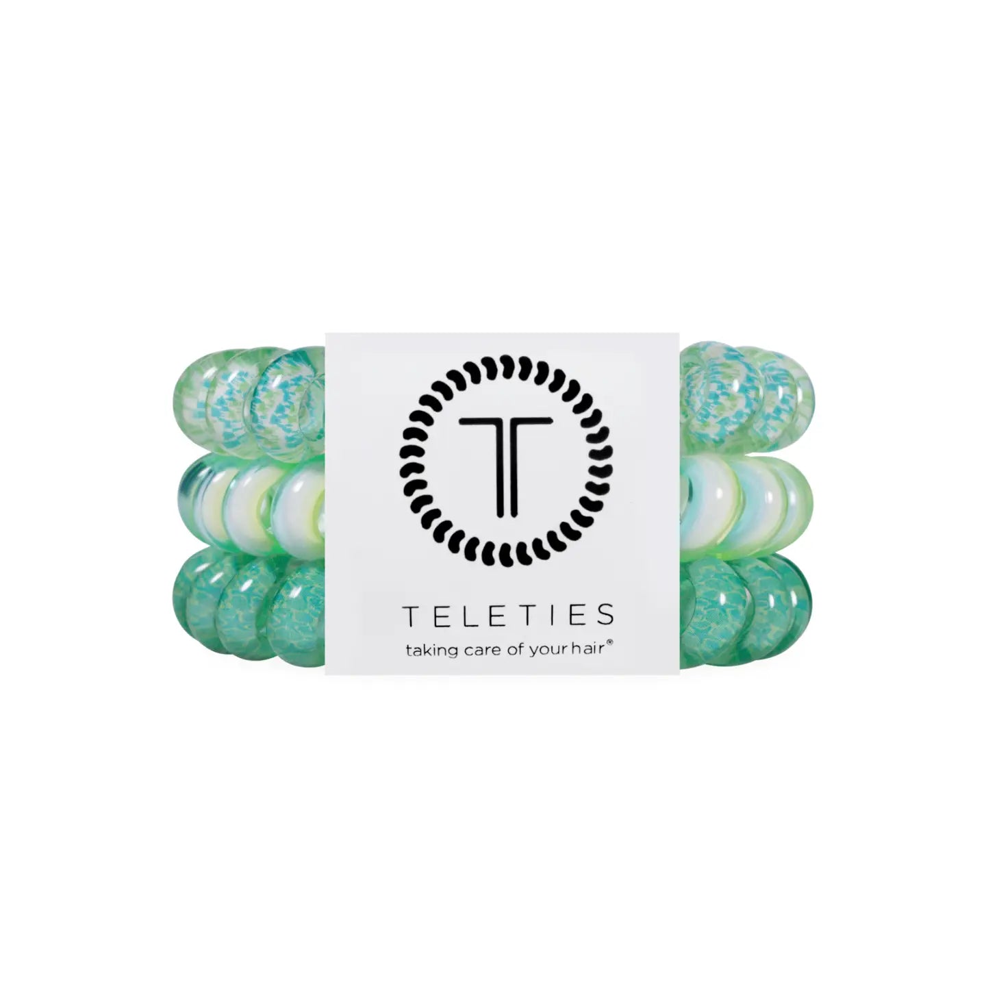 Teleties Large Hair Tie Coil 3-Pack By The Sea Shore