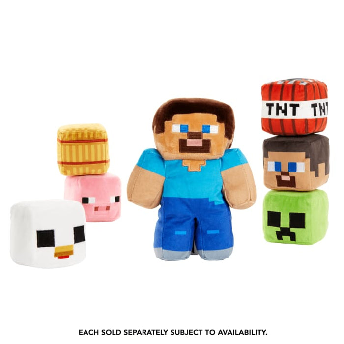 Minecraft Block-Shaped Plush Collection, 3-in Toys