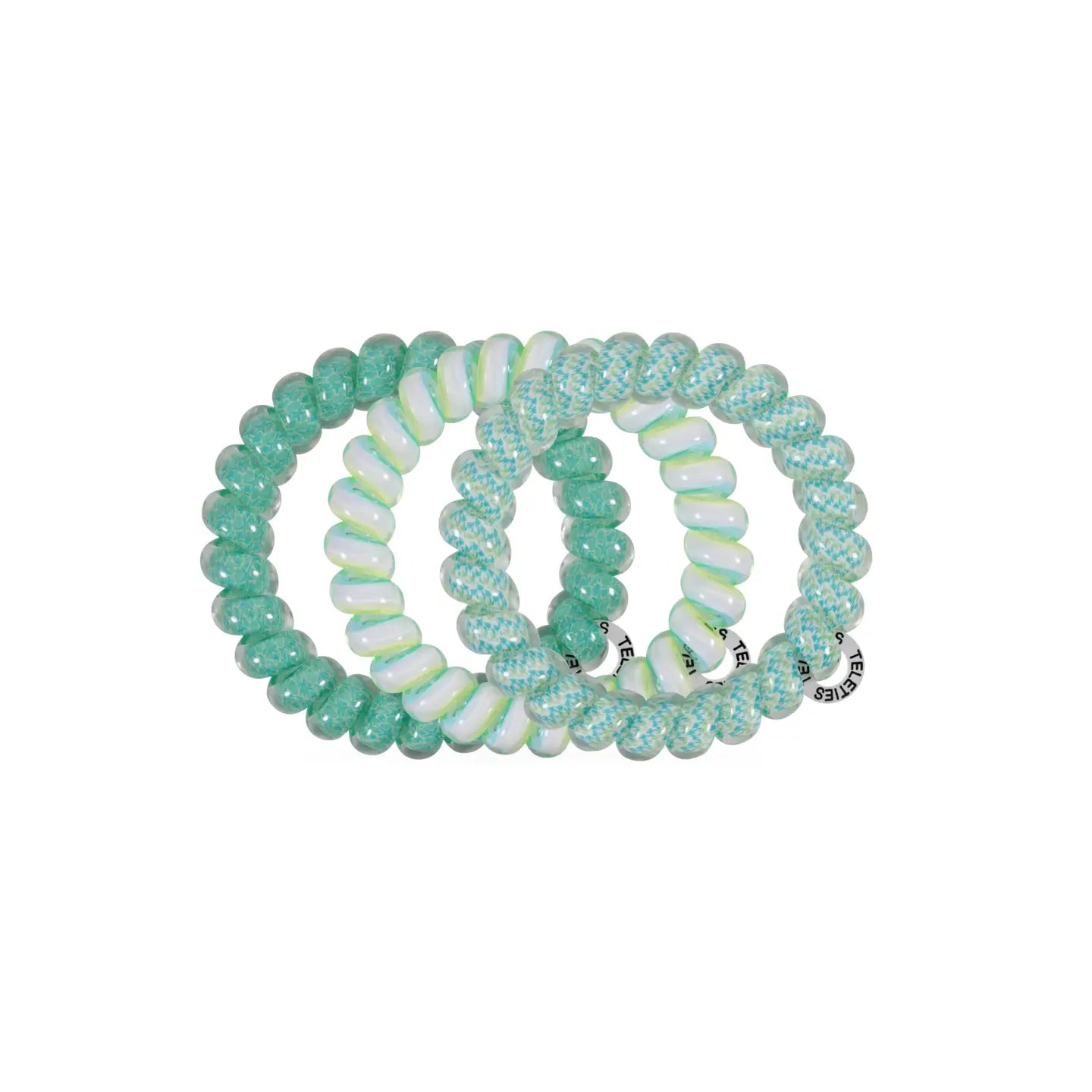 Teleties Large Hair Tie Coil 3-Pack By The Sea Shore